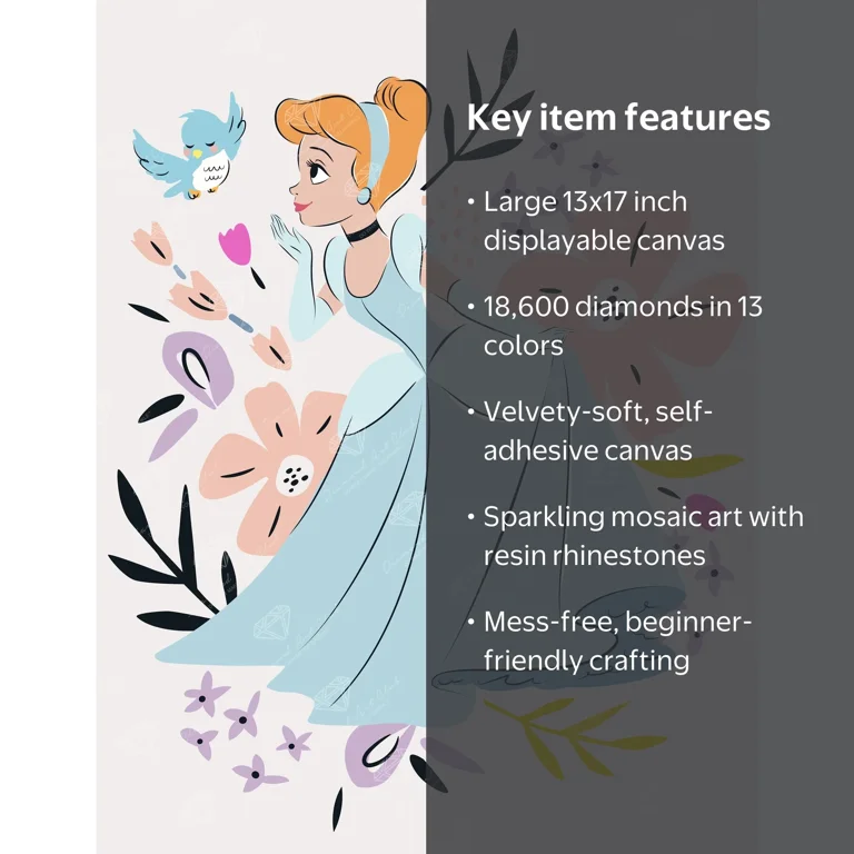 DIAMOND ART CLUB® Cinderella - A Wish Come True Diamond Painting