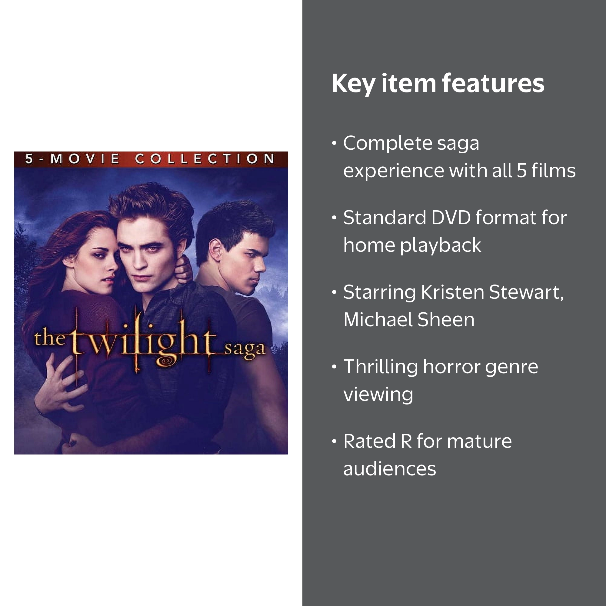 Lions Gate's Twilight Saga: Complete 5-Movie Collection (DVD