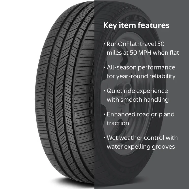Goodyear Eagle LS2 ROF 245/40R19 98V XL All-Season Run Flat Tire