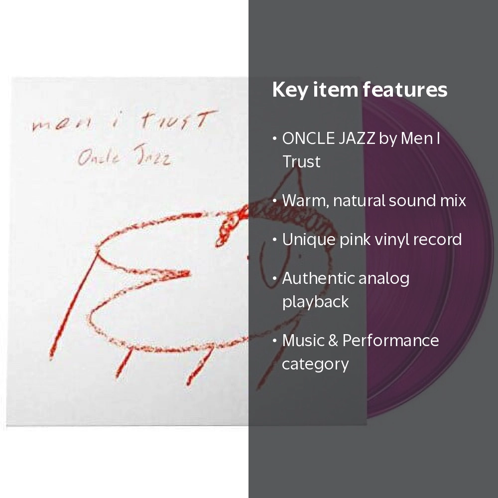 Men I Trust - Oncle Jazz (Pink Vinyl) - Music & Performance