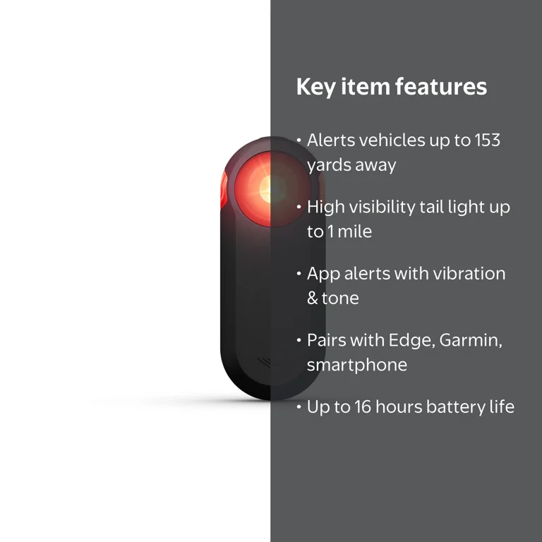 GARMIN Varia RTL515 Rearview Radar with Tail Light - Walmart.com