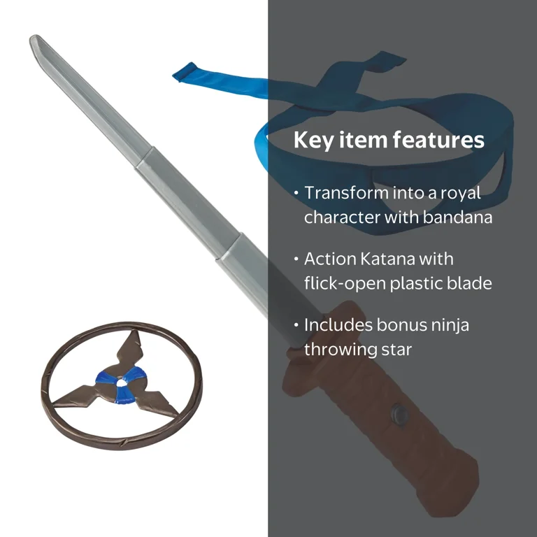 Teenage Mutant Ninja Turtles Role Play Set, Leonardo Katana Teenage Mutant Ninja Turtles Role Play Set, Leonardo Katana