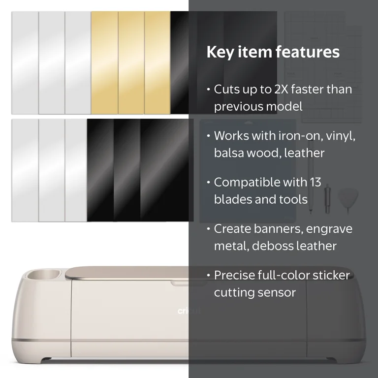 Cricut, Maker 4 Smart Cutting Machine, Seashell Gray - Walmart.com