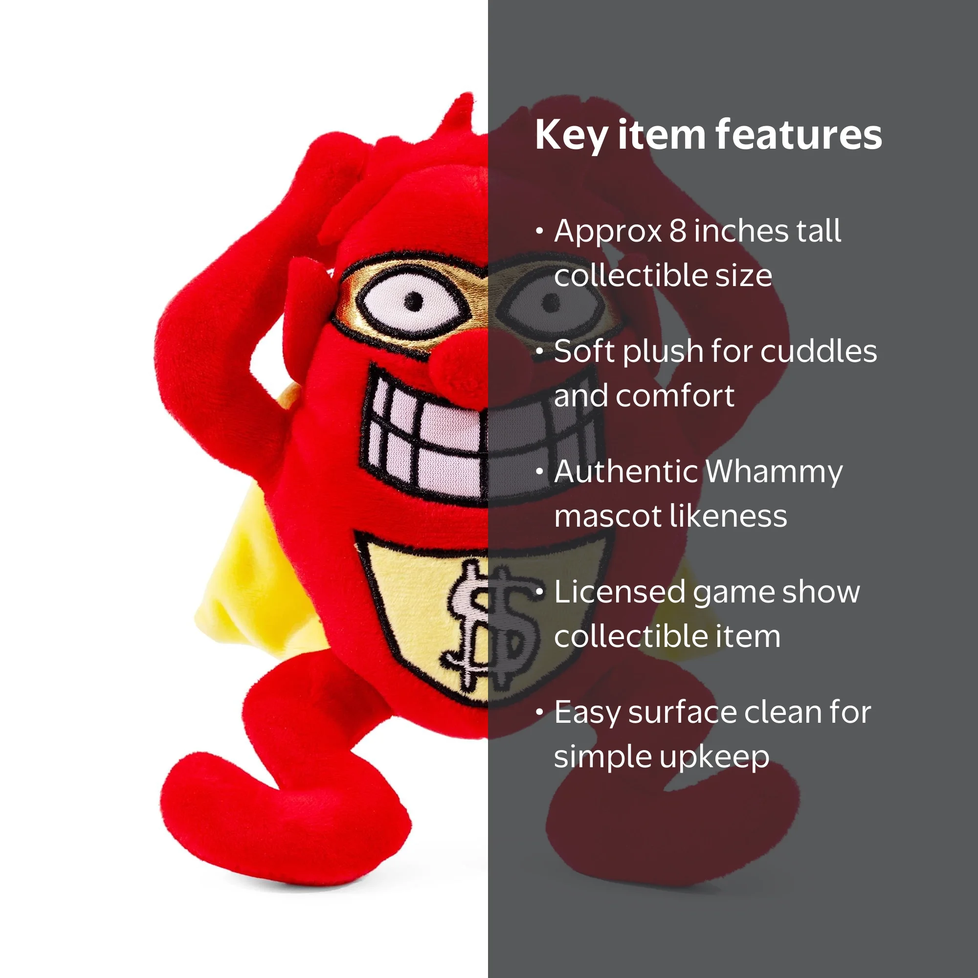 Press Your Luck 8-Inch Whammy Character Plush Toy - Walmart.com