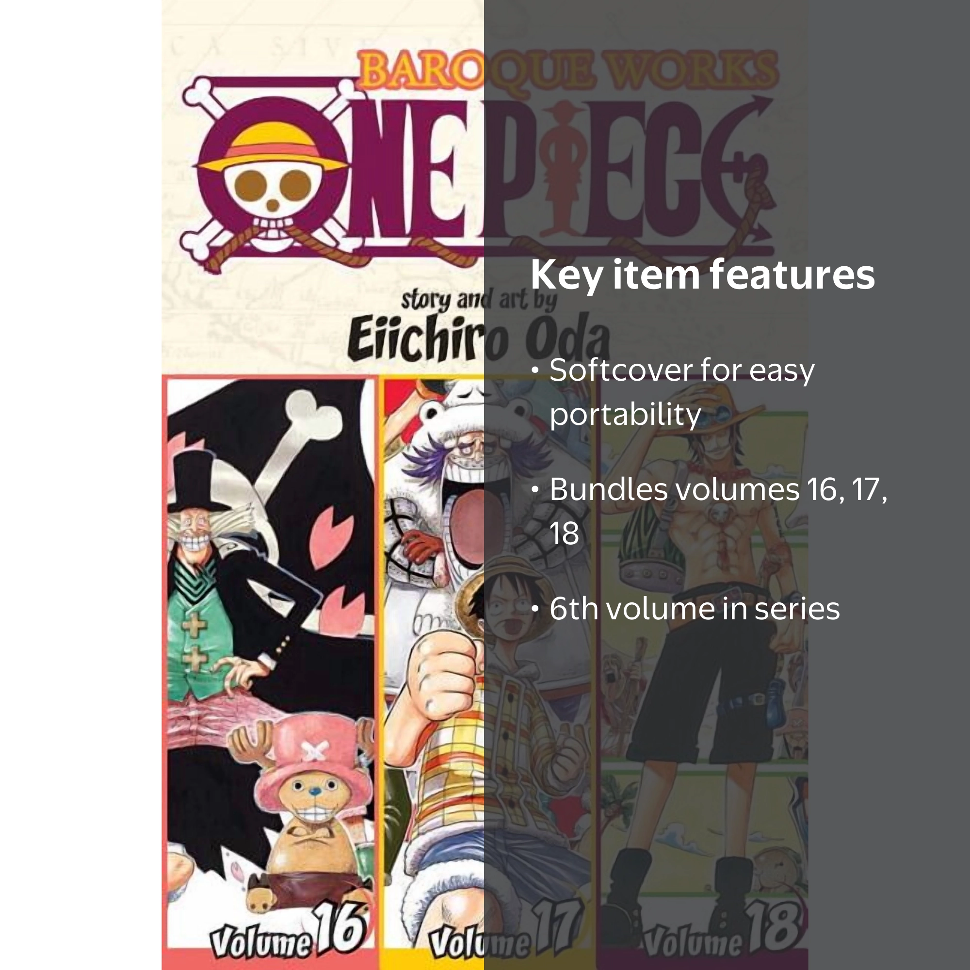 One Piece Omnibus Edition Vol. 6: Includes vols. 16, 17 & 18