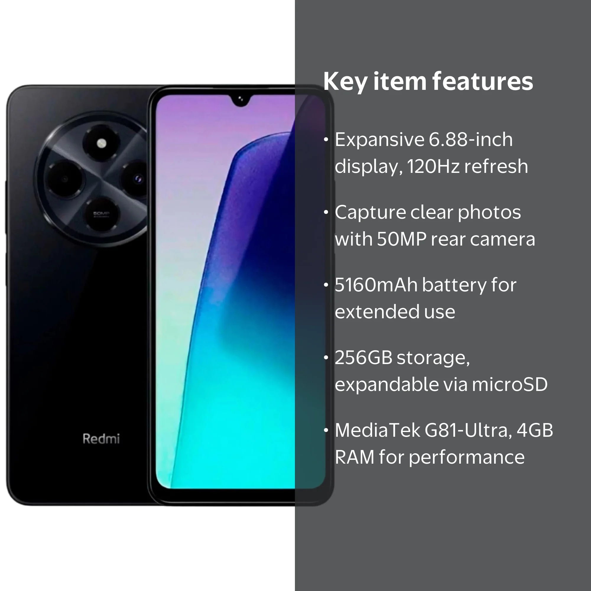 Xiaomi Redmi 14C 4G GSM Unlocked Smartphone 6.88