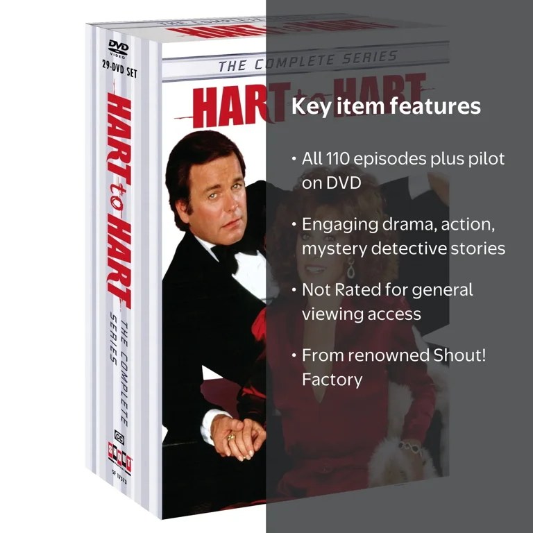 Hart to Hart The Complete Series DVD, all 110 episodes, original