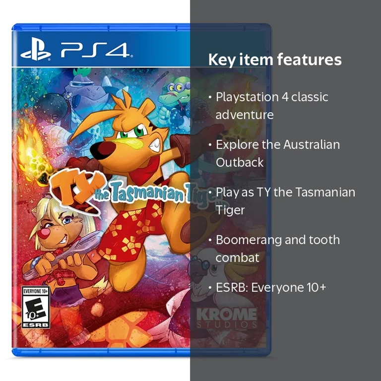 TY the Tasmanian Tiger HD, Krome Studios, Playstation 4
