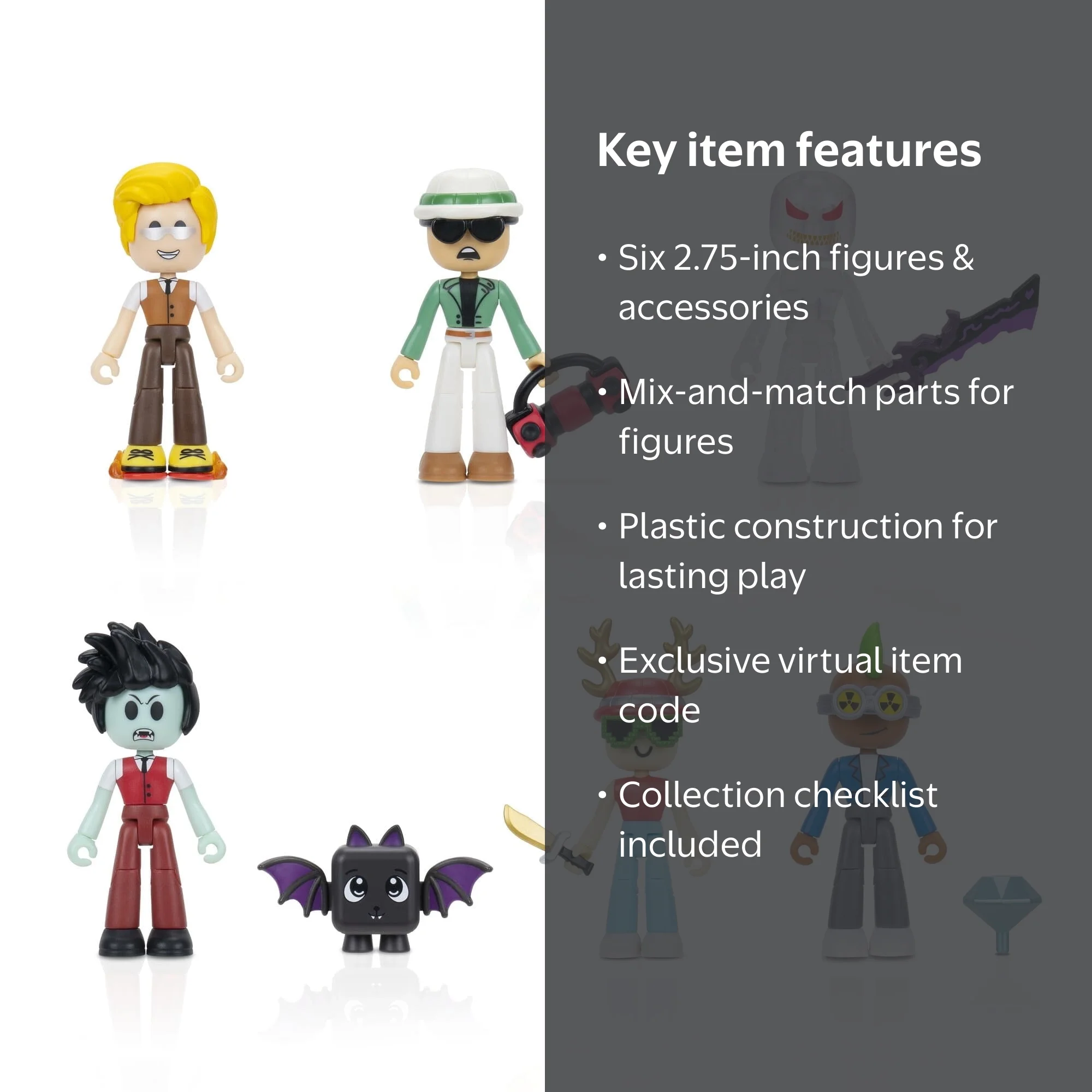 MM2: Powers Pack - Six 2.75-Inch Figures with Mix-and-Match Plus