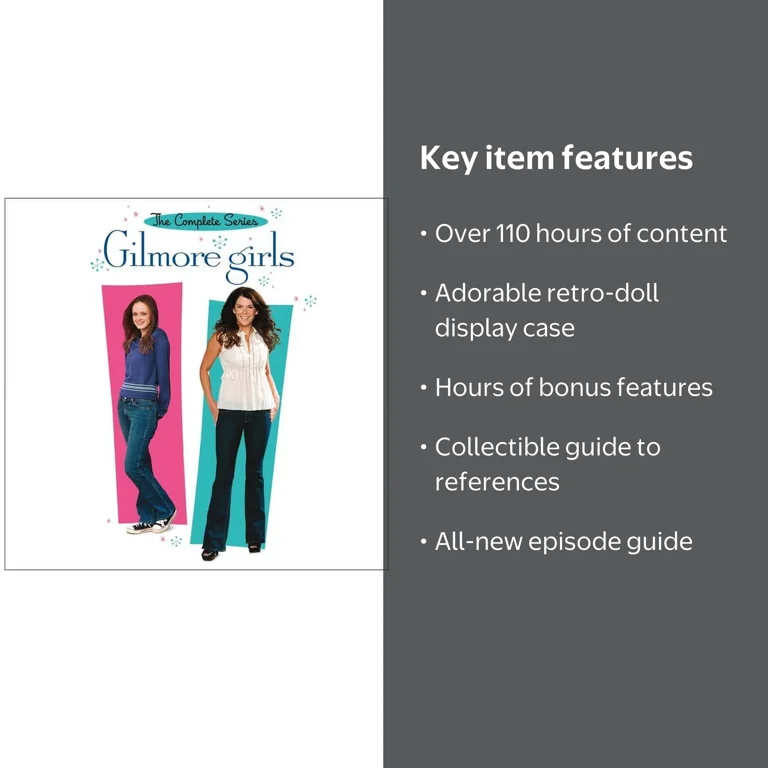 Gilmore Girls: The Complete Series Collection DVD, 42 discs