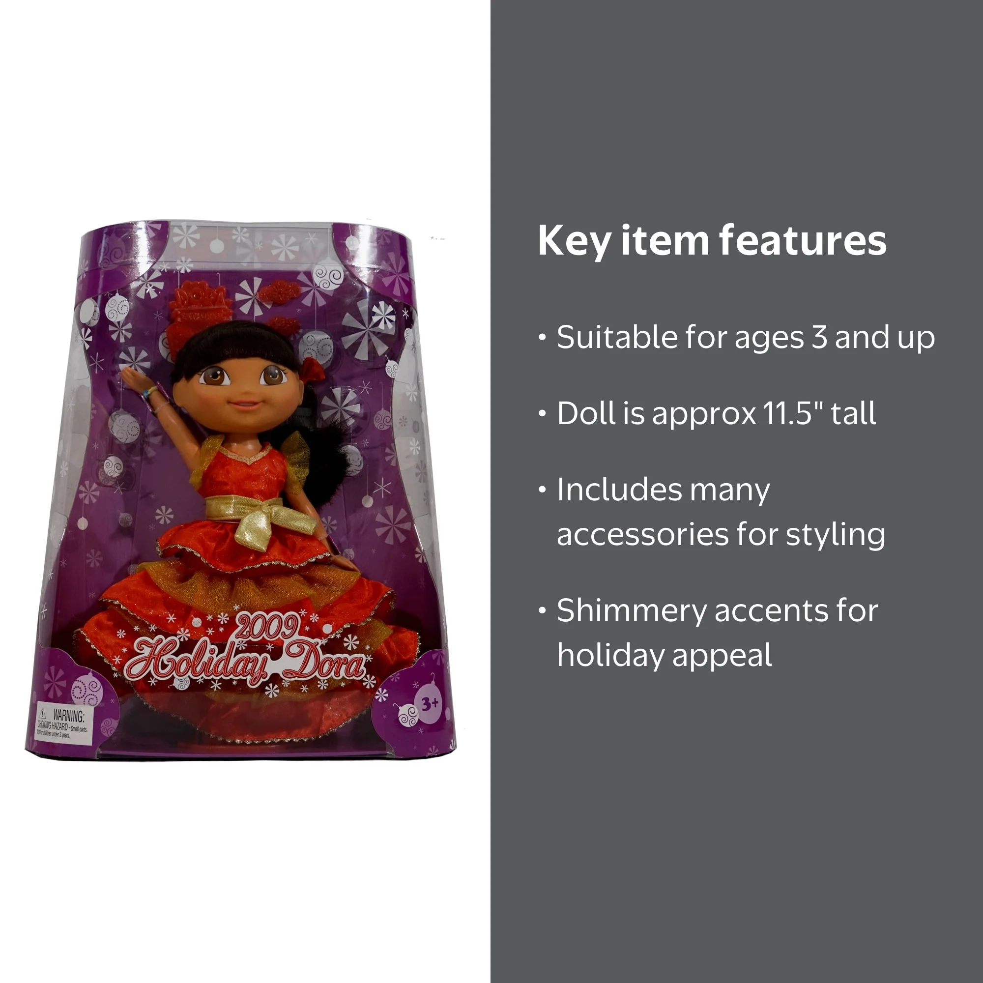 Fisher Price 2009 Holiday Dora the Explorer Collector Doll