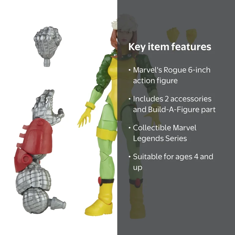 Marvel, 6-inch Scale Action Figure, Marvel's Rogue, Premium Design