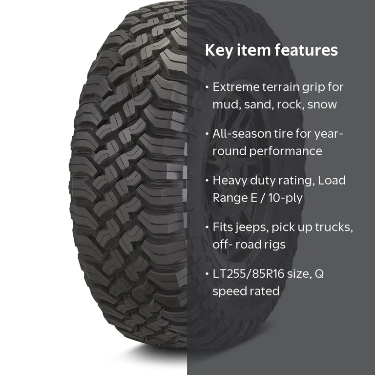 Falken Wildpeak MT01 LT255/85R16 E/10PLY BSW (4 Tires) - Walmart.com