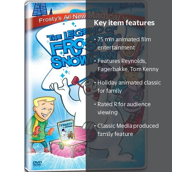 The Legend of Frosty the Snowman (DVD) - Walmart.com