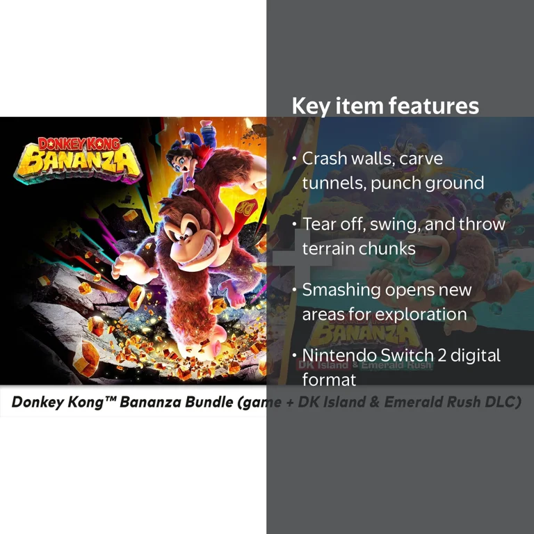 Donkey Kong™ Bananza Bundle: DK Island & Emerald Rush - Nintendo