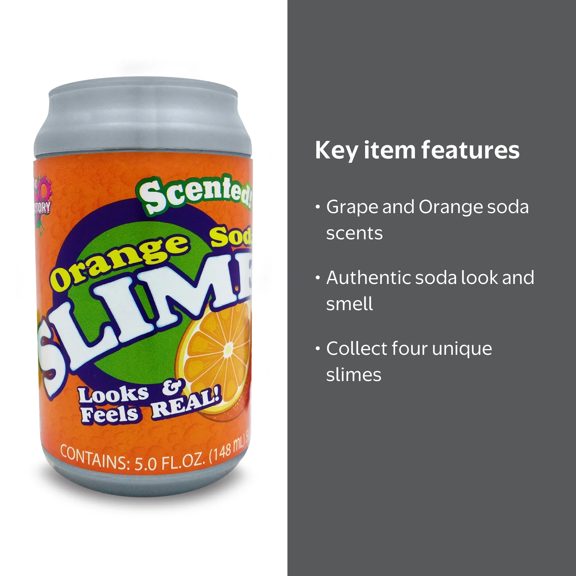 Magic Time 2 Pack Soda Slime Grape and Orange - Smells Good