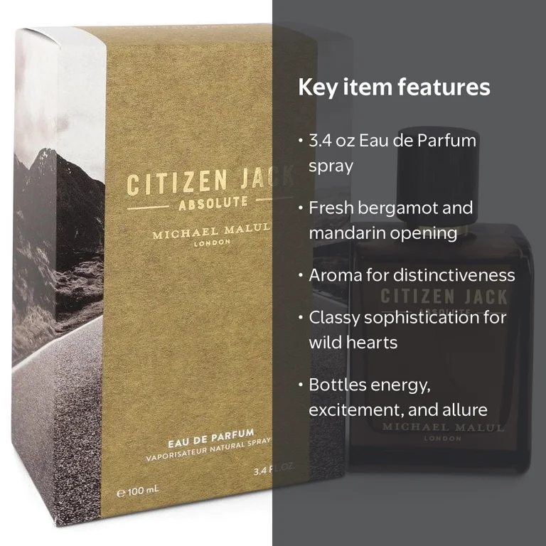 Citizen Jack Absolute Michael Malul EDP Spray 3.4 oz - Walmart.com