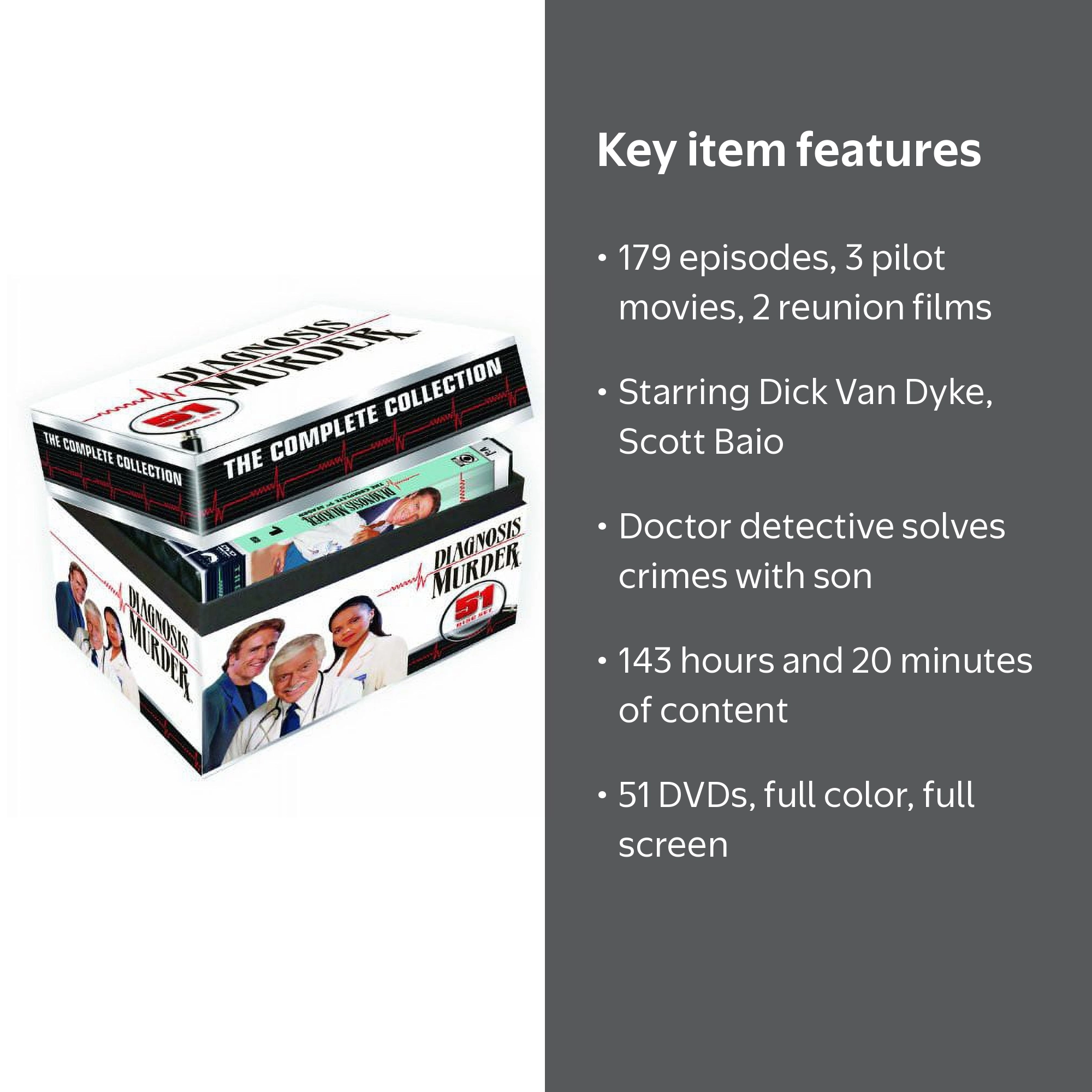 Diagnosis Murder: The Complete Collection (DVD) - Walmart.com