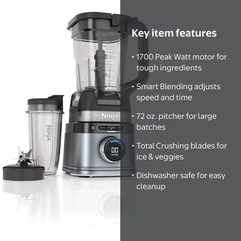 Ninja, Blender, 72 oz, Detect Duo with BlendSense Technology