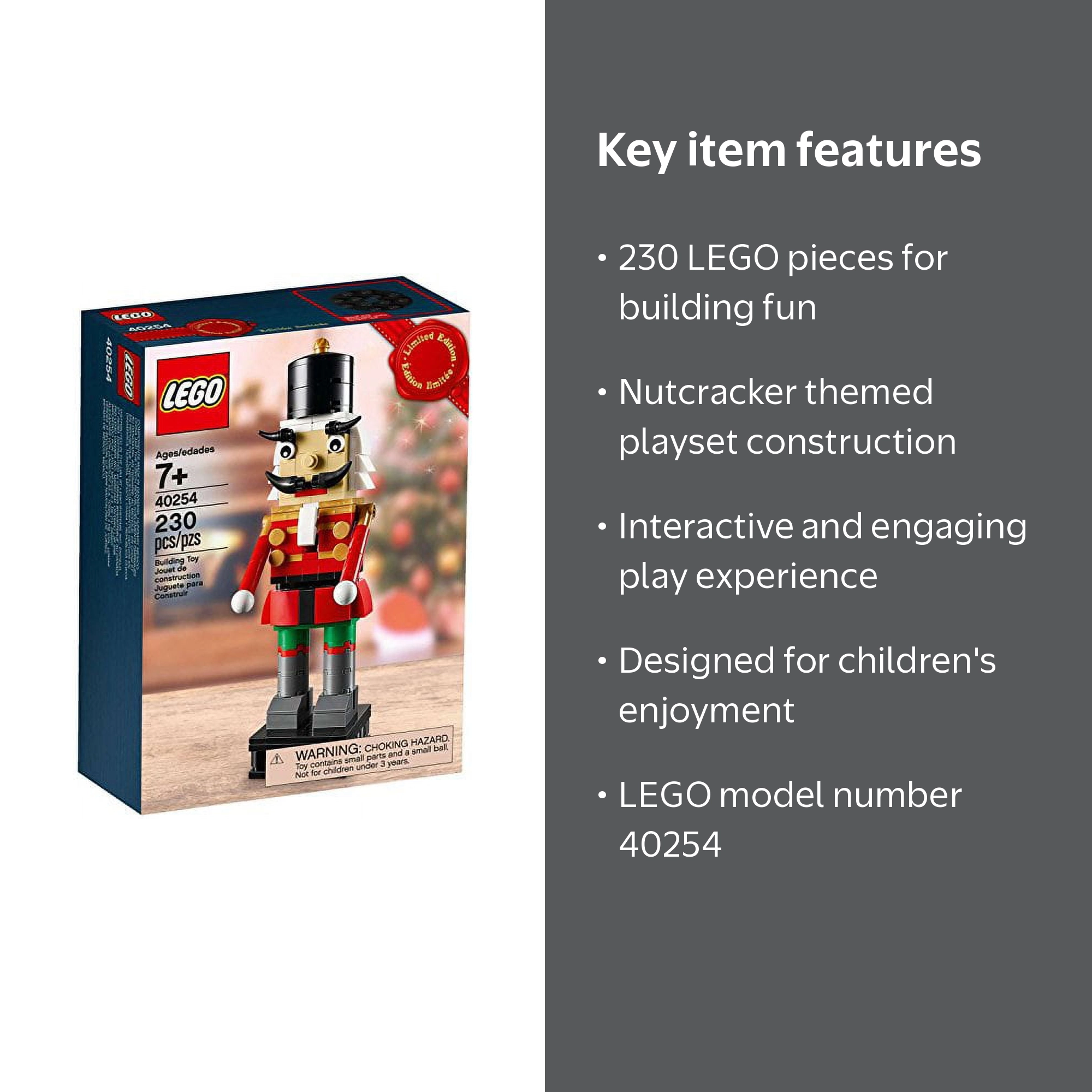 LEGO Christmas Nutcracker Set 40254 with Colorful Details