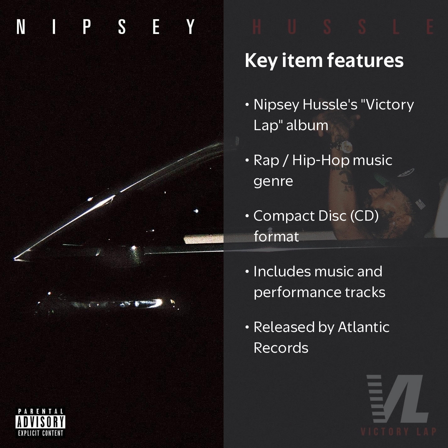 Nipsey Hussle - Victory Lap - Music & Performance - CD - Walmart.com