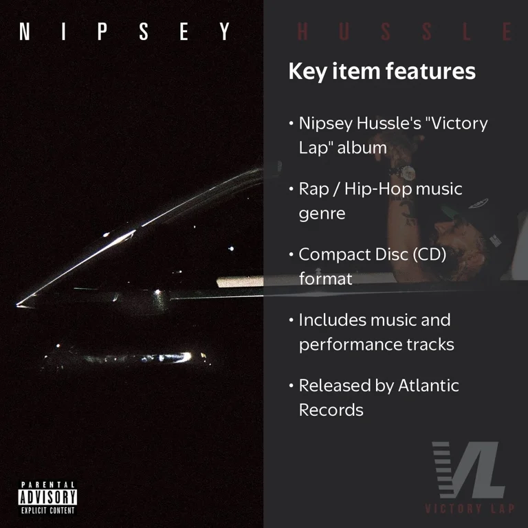 Nipsey Hussle - Victory Lap - Music & Performance - CD - Walmart.com