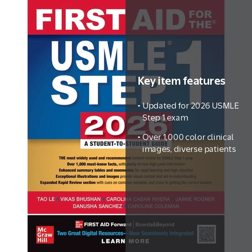 Tao Le, First Aid for the USMLE Step 1, 2026, Hardcover - Walmart.com