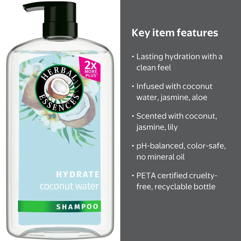 Herbal Essences Shampoo Classics Hydrate Coconut Water and Jasmine
