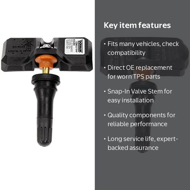 Dorman 974-900 TPMS Valve Kit for Ford F150, Toyota RAV4 + more