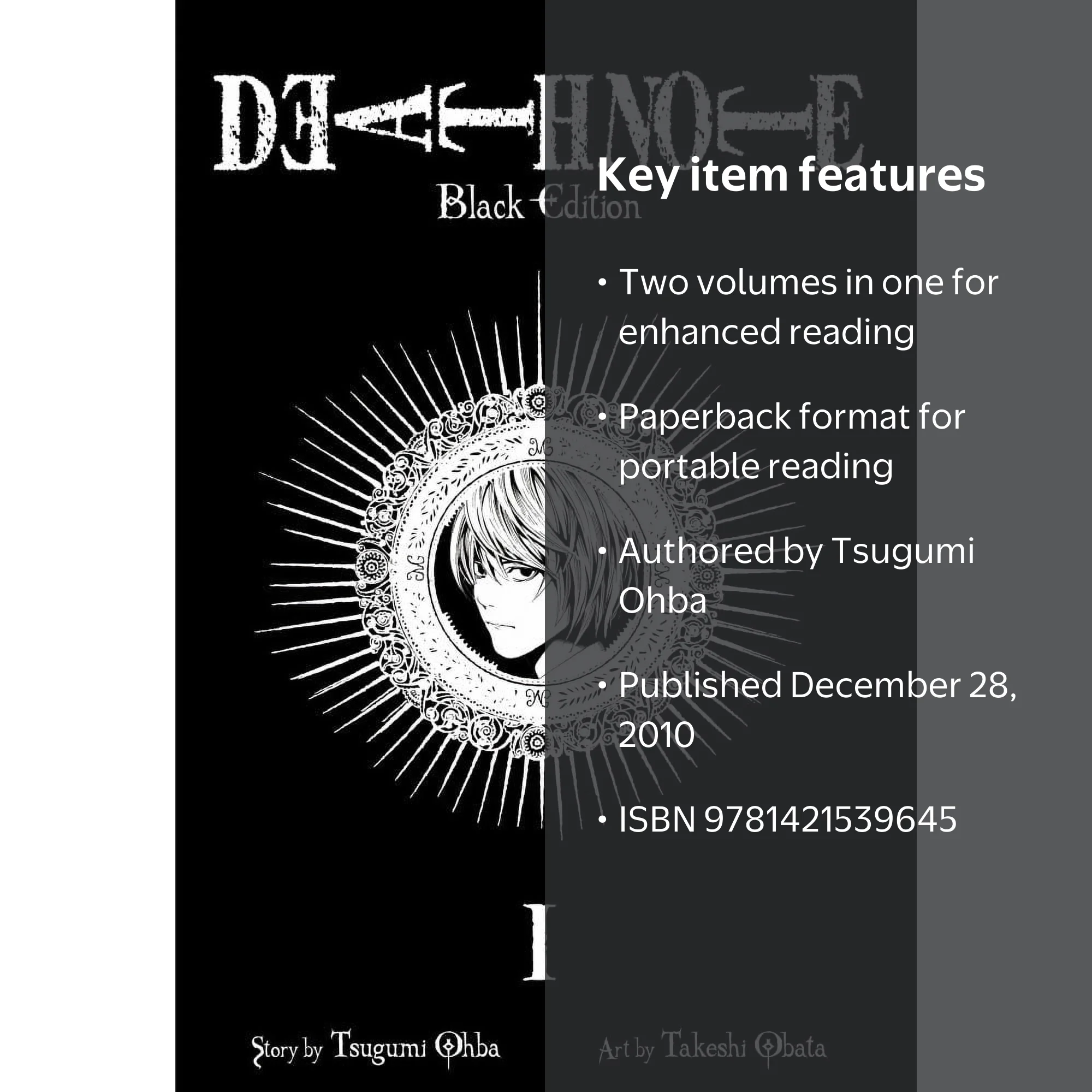 Pre-Owned Death Note Black Edition, Vol. 1 (Paperback) - Walmart.com
