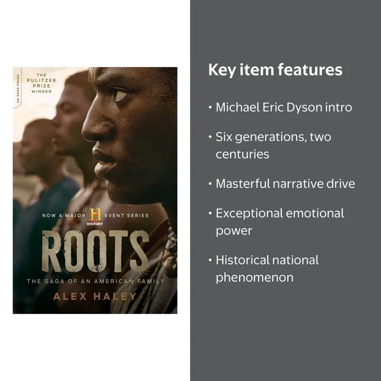 Alex Haley, Book, Roots: The Saga of an American Family - Walmart.com