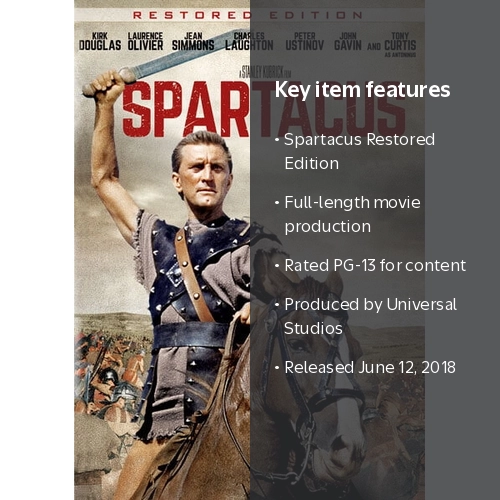 SPACIA サービスマニュアル DVD-ROM 2023年11月 Spartacus (Restored Edition) - Walmart.com