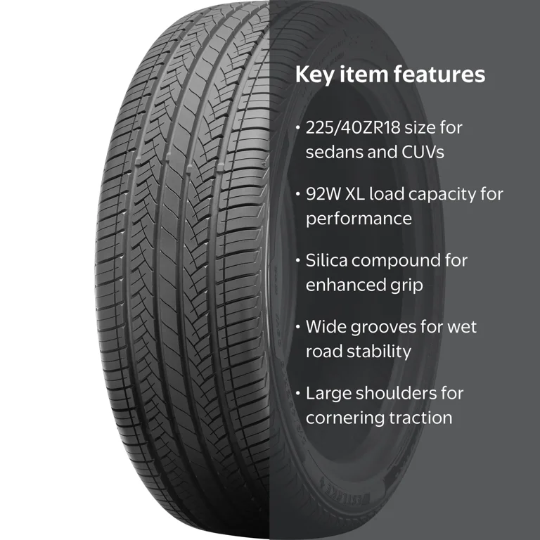 Westlake, Passenger Tire, 225/40ZR18, All Season Sport XL