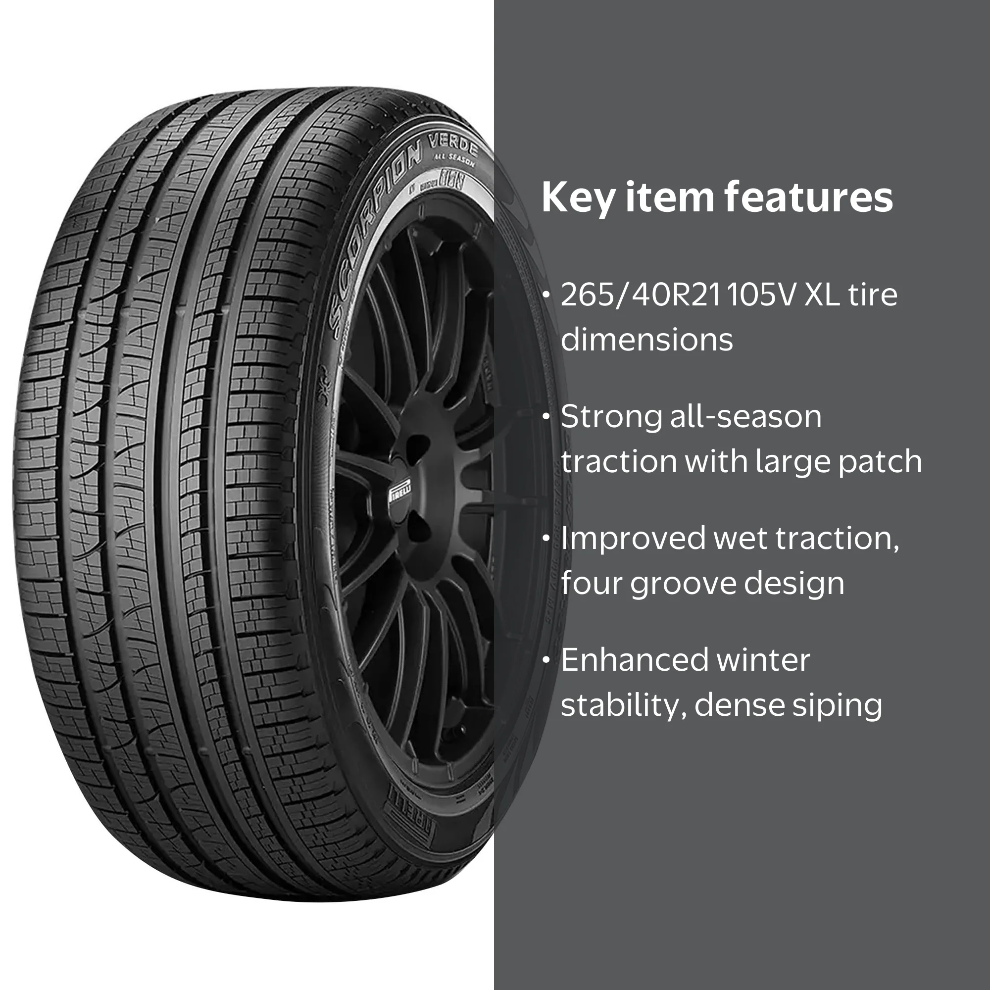 Pirelli Scorpion Verde All Season 265/40R21 - 105V Traction