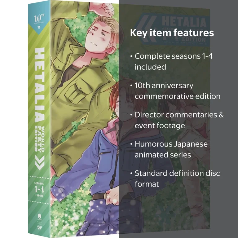 New Hetalia: Seasons 1-4 (10th Anniversary Edition / DVD