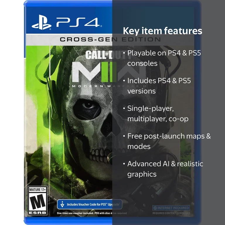 Activision, Call of Duty Modern Warfare II, Cross-Gen Bundle PS4