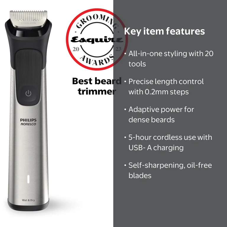 Free Shipping! Philips Norelco Multigroom 9000 All-in-One Trimmer