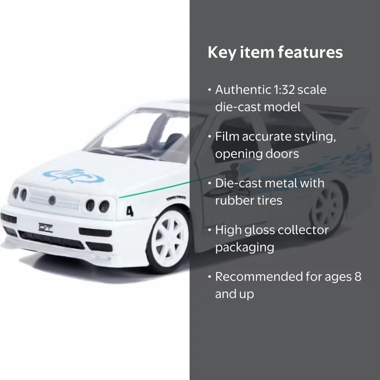 Jada Toys, 1:32 Die-Cast Model Fast & Furious Jesse's '95 VW Jetta