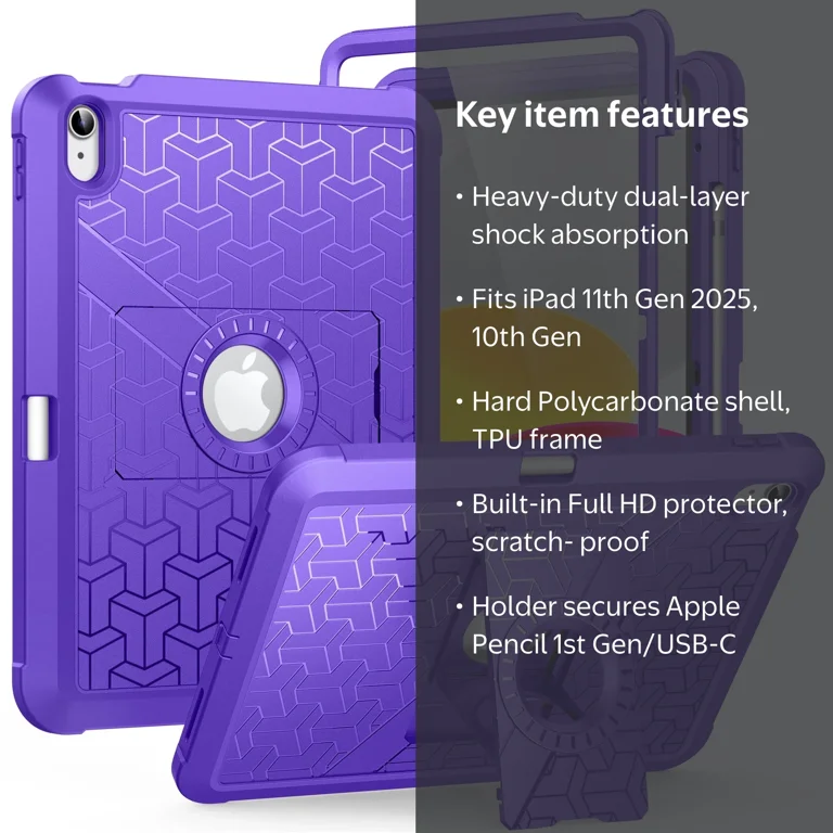 MoKo Case for iPad (A16) 11th/10th Generation Case 2025/2022, Full