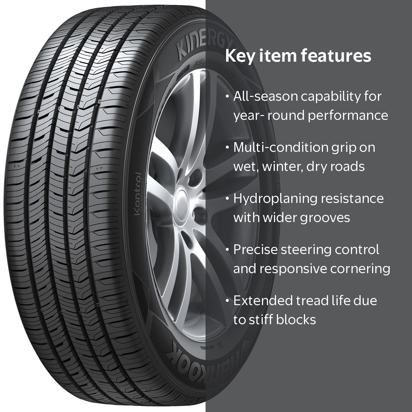 Hankook, Passenger Tire, All-Season 215/70R15 98T, Black - Walmart.com
