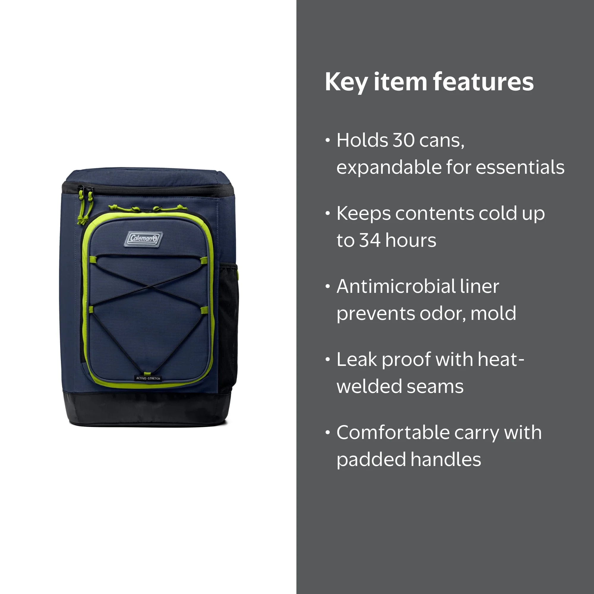Coleman XPAND 30-Can Soft Cooler Backpack, Spider Mum - Walmart.com