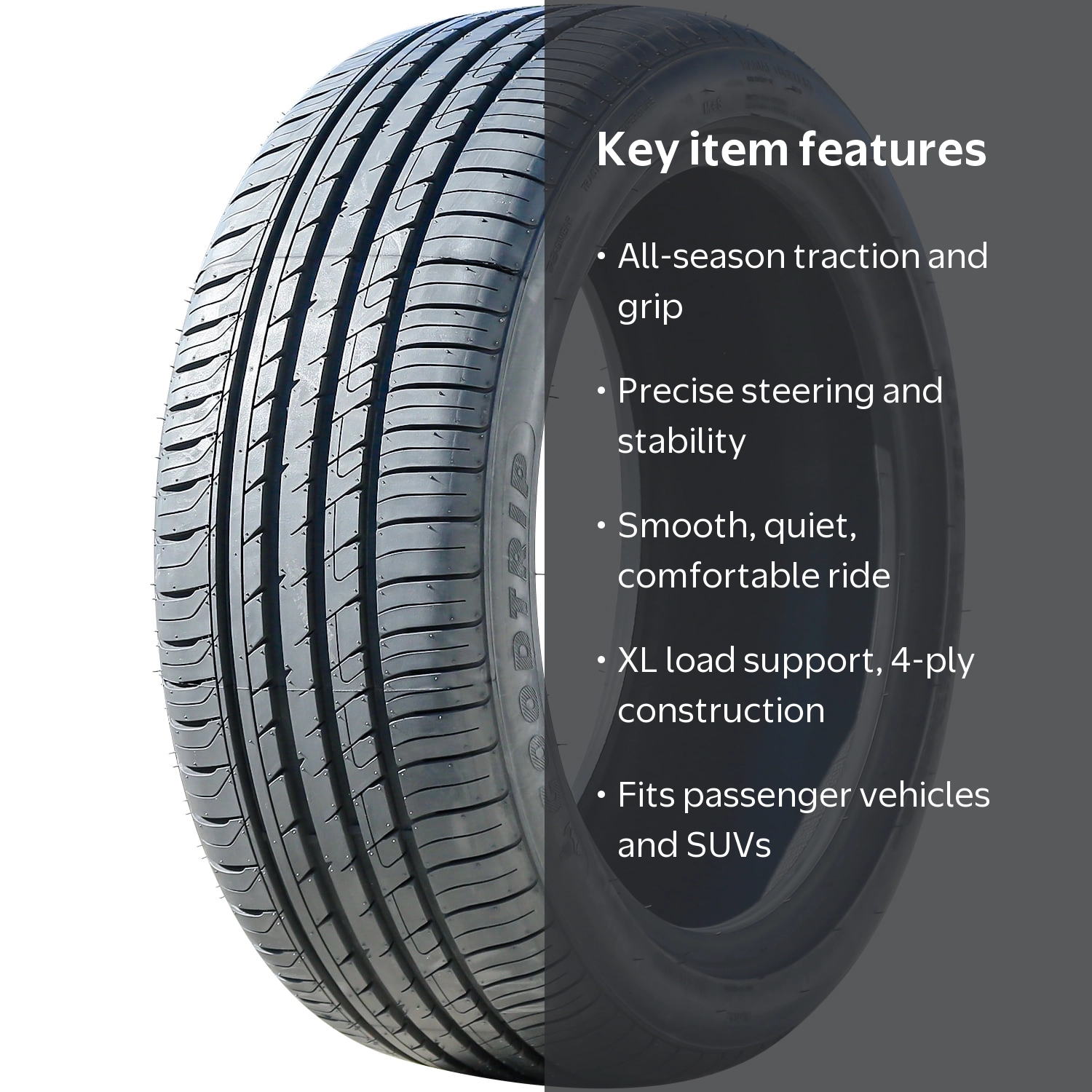 Goodtrip GR-66 High Performance All-Season Tire, 215/55ZR17 98W XL