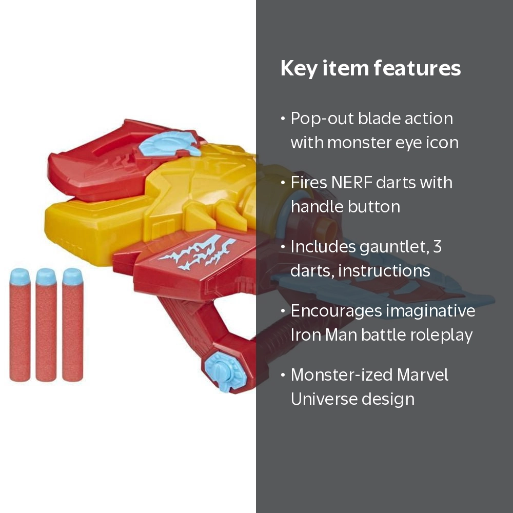 Marvel Mech Strike Monster Hunters Iron Man Monster Blast Blade