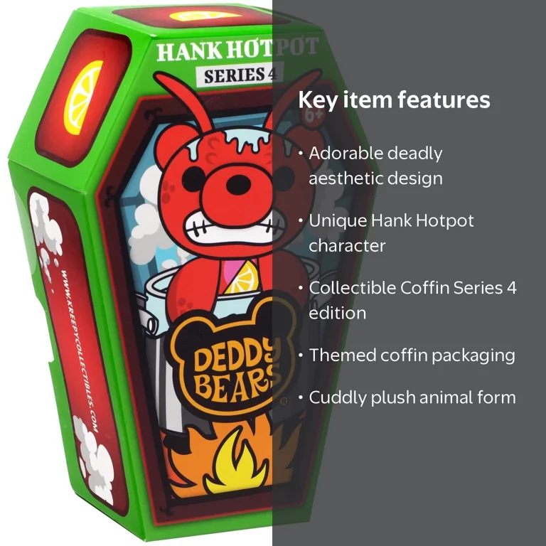 Innov8 Creative Academy, Deddy Bears Coffin Series 4 Hank Hotpot