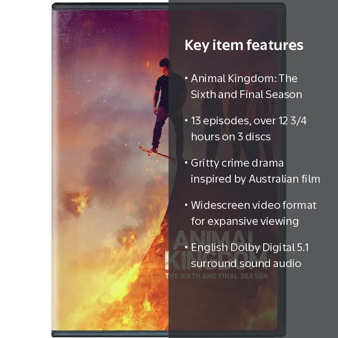 Animal Kingdom: The Sixth & Final Season DVD, Warner Archives