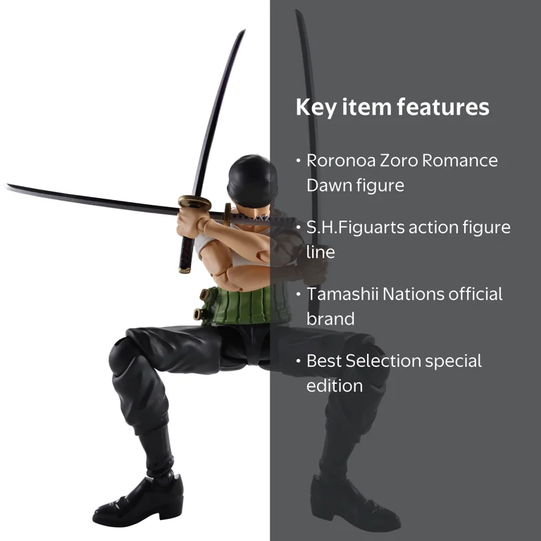 TAMASHII NATIONS S.H.Figuarts RORONOA ZORO -ROMANCE DAWN- [BEST