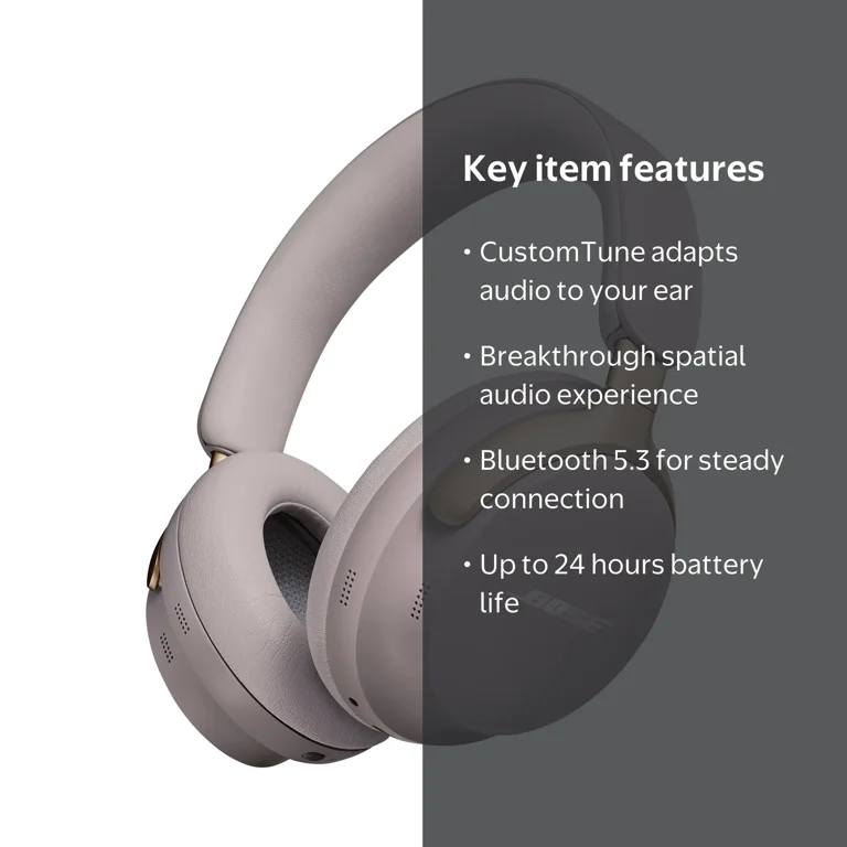 Bose QuietComfort Ultra Headphones, Bluetooth Over Ear Noise