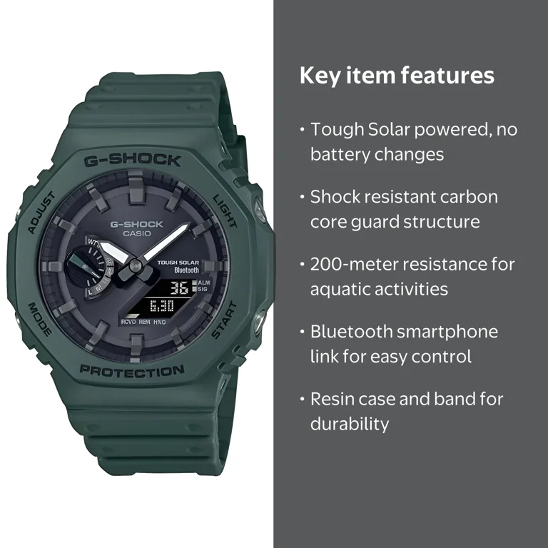 Casio G-Shock Bluetooth Digital Watch GAB2100-3A with Tough Solar