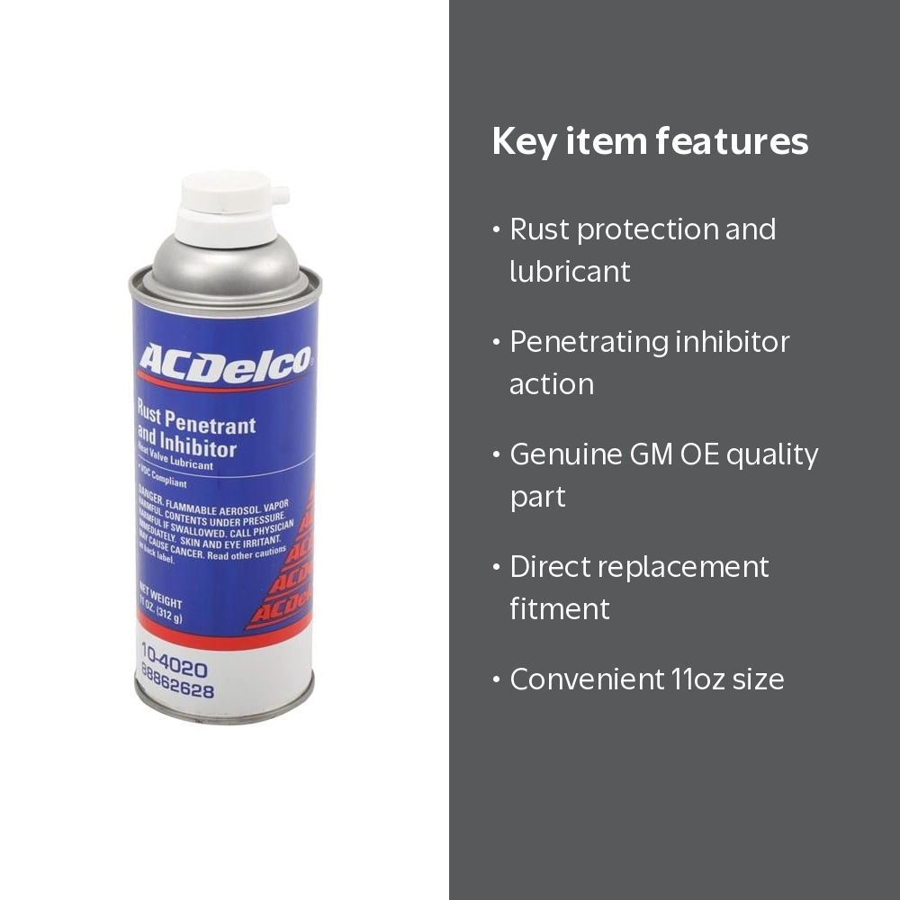 New Genuine GM Rust Lubricant Penetrating Inhibitor 11oz OE