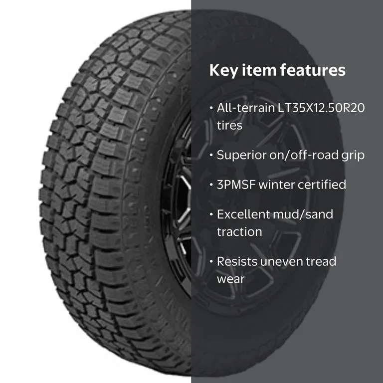 Advanta ATX-850 All Terrain LT35X12.50R20 125Q F Light Truck Tire